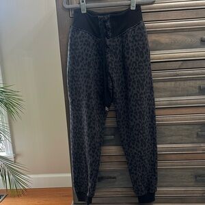 Victoria's Secret Women’s  Black Leopard Joggers